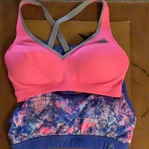 Adidas sport bra bundle sz M